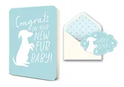 Congratulations on Your New Fur Baby Greeting Card