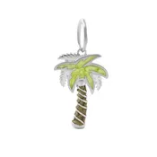 18K Gold Palm Tree Pendant