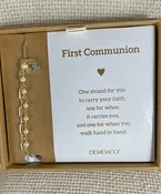 3-Strand First Communion Bracelet