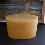 Beeswax Oval Pillar Candle