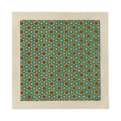 Aqua Ground Geometric Color Pattern — Layla Brooklyn