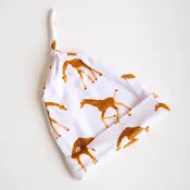Little Lima Beans Giraffe Swaddle and Beanie Set