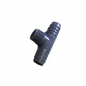1403 Insert PVC Barbed Tee (Ins x Ins x MIPT)