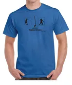 Tartan Apparel Highland Games Throw Heavy T-Shirt in Royal Blue