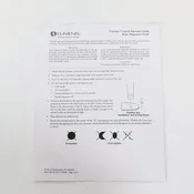 2004 Lumenis UltraScan Encore Laser Beam Alignment Quick Reference Guide Page