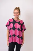 All About Those Dots Blouse in Black