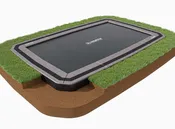15 ft X 10 ft North Inground Trampoline – Rectangle
