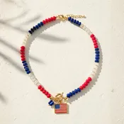 America 250 4th of July Liberty Necklace