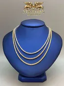 10kt Diamond Tennis Chain (ROSE GOLD)