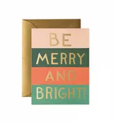 Rifle Paper Co. Be Merry And Bright Greeting Card