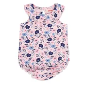 Blossoms Organic Cotton Ruffle Romper