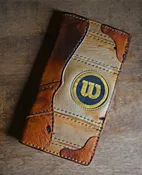 Baseball Glove Leather Tall Wallet