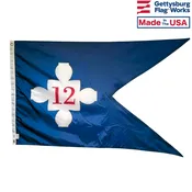 12th Corp HQ Guidon (1863) Flag - 3x5'