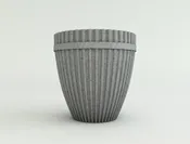 Fluted Vase