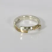 Modern Mixed-metal Ring