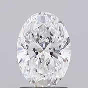 1.01 Carat Oval GIA Labgrown Diamond, With Certificate ID 2487480854
