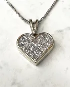 Diamond Heart Pendant — Wooldridge Jewelers