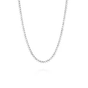12.75 Carat Three Prong Diamond Tennis Necklace