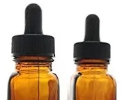 1 oz Amber Glass Bottle with Dropper