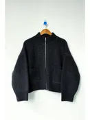 Alpaca Zip Front Jacket