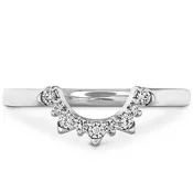 0.1 ctw. Behati Tiara Band in 18K White Gold