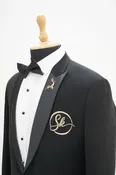 Black Italian Wool Crepe Personalized Tuxedo