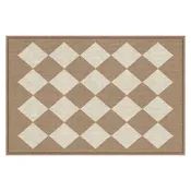 3acrehomestead Charlie FloorFlat | Cream - Premium Vinyl Floor Mat