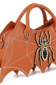 Bat Wing Rhinestone Spider Handbag