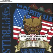 Platoon Shirts Delta 1st 40th PITBULLS MAR 2015