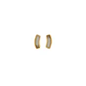 Arc Post Earrings - Light Blue