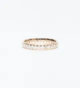 3mm Attelage French-Cut Pavé Band