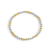4mm mixed bracelet - GF & SS