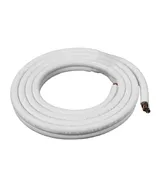 1/4″ LL x 3/8″ SL Mini Split Refrigerant Line Set w/ Flare Nuts 1/2″ Insulation (15′) B143812015F