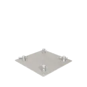 12in aluminum base plate with 1 set of connecting hardware