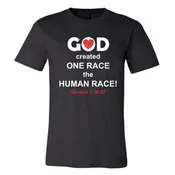God Created One Race Tee Shirt