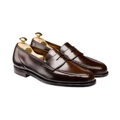 Crockett &amp;amp; Jones - Harvard - Shell Cordovan - Dark Brown - Leather Sole