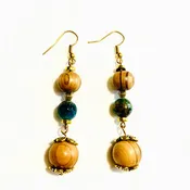 Blue Horizon Agate Earrings