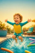 Personalized Swimming Diploma Children's Book