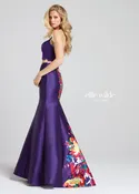ELLIE WILDE Style 117004 Size 8 Purple/Multi