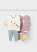 Baby 2-Piece Sweatshirt and Leggings Set (2 Styles)