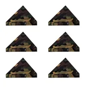 Cooling Army Camouflage Bandoorag  | Skull Cap | Doo Rag | Water Activated with Cooling Crystals | Unisex | 6 pc. Value Set