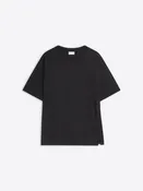 Buttoned cotton tee