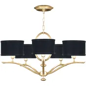 Fine Art Allegretto 29" Round Chandelier in Gold Leaf - 785440-34