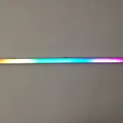 1 Inch Square Aluminum Track with Diffuser For LED Strips 1 Meter Length