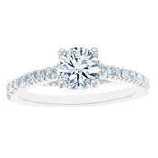 14KT 0.75CT Engagement Ring 4 Shank