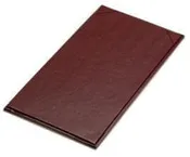 11" x 5 1/2" - Plaza Menu Covers (25 covers/pack) - 1 Panel / 1 View - Black