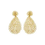 All Gold Maddie Mini Handmade Earrings