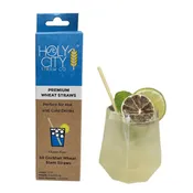 5.75" Cocktail Wheat Straws | 50ct