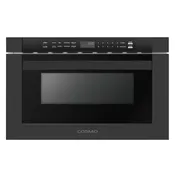24 in. Haven Collection 1.2 cu. ft. Built-in Microwave Drawer, 1000W, Touch Controls, Defrosting Rack in Matte Black (COS-12MWDBK-NH)