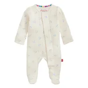 Airplanes Pointelle Magnetic Footie